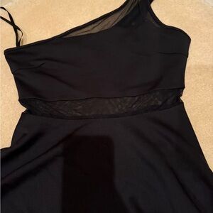 G by Guess Black One-Shoulder Top